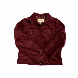 Eddie Bauer Women's Maroon Blazer/Jacket